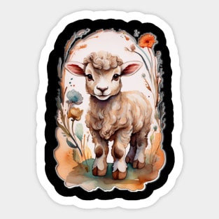 baby lamb Sticker